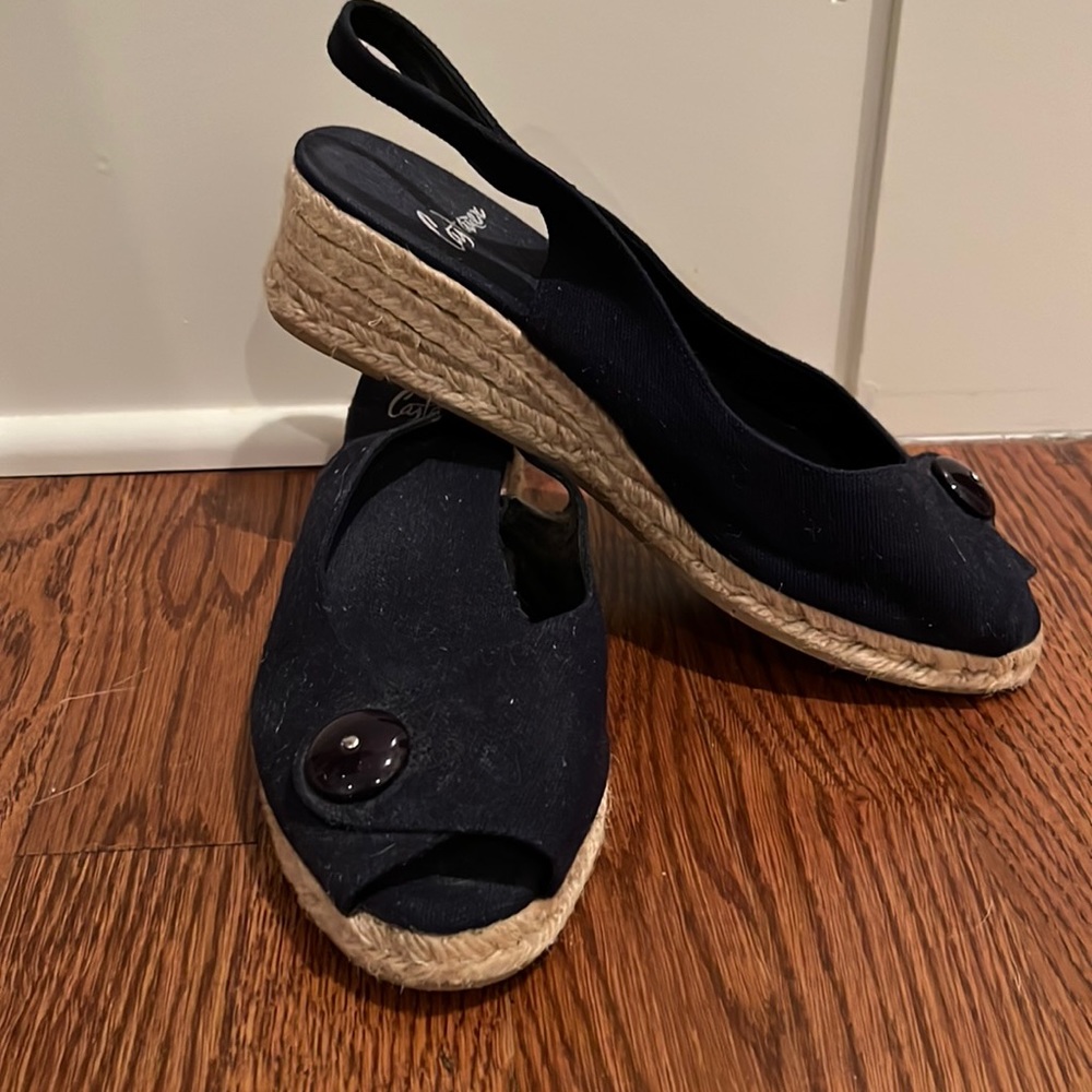 Castaner Navy Shoes, Size 39